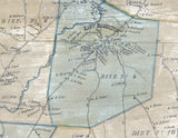 1858 Map of Hamilton Madison County New York