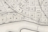 1852 Map of Saint Paul Minnesota