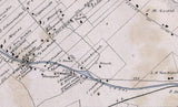 1877 Map of Acquackanonck Township Passaic County New Jersey