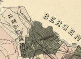 1877 Map of Passaic County New Jersey