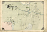 1877 Map of Pompton Passaic County New Jersey