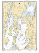 2004 Nautical Map of Lake Champlain New York