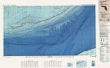 1989 Nautical Map of Key West Florida