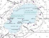 2013 Nautical Map of Sombrero Key to Dry Tortugas Florida