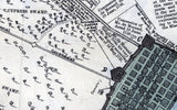 1875 Map of New Orleans Louisiana and Plantations