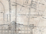 1819 Map of New Orleans Louisiana