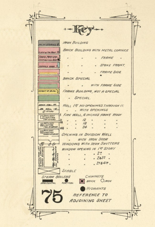 1887 Map of New Orleans Louisiana