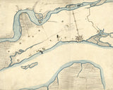 1782 Map of Saint Augustine Florida