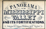 1863 Map of the Mississippi River and Valley