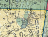 1854 Map of Putnam County New York