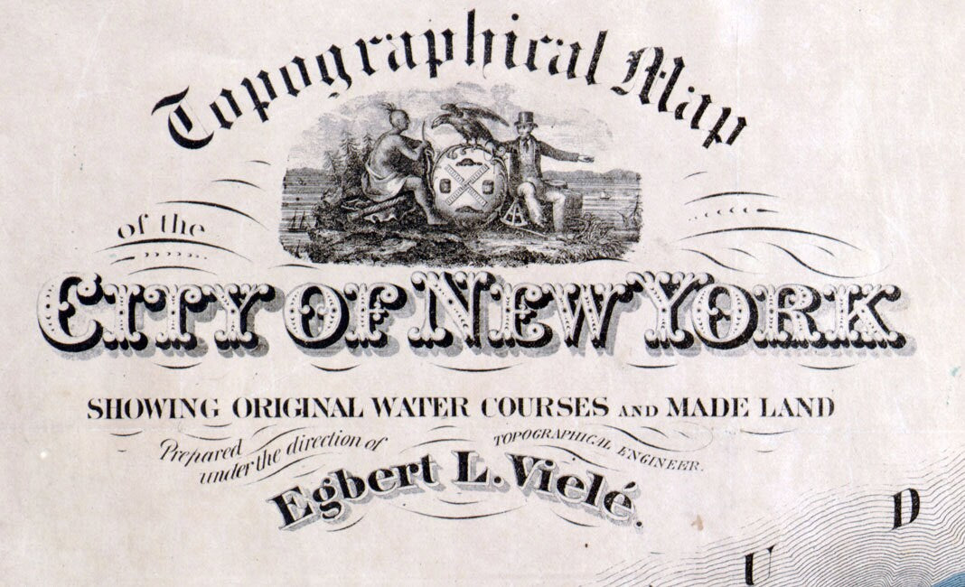 1865 Map of the City of New York