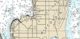 2016 Nautical Map of Upper Green Bay to Baileys Harbor Door County Wisconsin