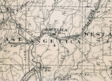 1875 Map of Allegany County New York