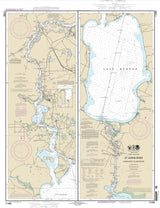 2013 Map of St Johns River & Lake George Florida