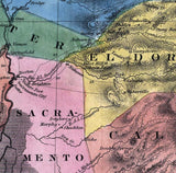 1851 Map of the California Gold Region