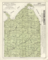 1914 Map of Nasewaupee Township Door County Wisconsin