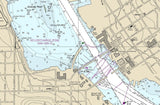 2015 Nautical Map of Sturgeon Bay & Canal Lake Michigan