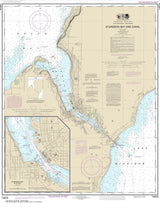 2015 Nautical Map of Sturgeon Bay & Canal Lake Michigan