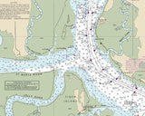 2013 Nautical Map of St Marys Entrance Georgia