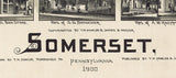 1900 Panoramic Map of Somerset Pennsylvania
