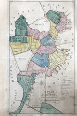 1805 Map of Boston Massachusetts