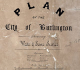1850 Map of Burlington Vermont