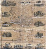 1856 Map of Jamestown Chautauqua County New York