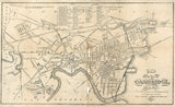 1857 Map of Cambridge Massachusetts