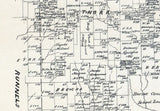 1879 Map of Coleman County Texas