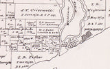 1879 Map of Matagorda County Texas