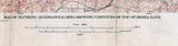 1907 Oil and Gas Map of Flushing Quadrangle Belmont County Ohio