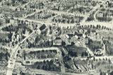 1913 Panoramic Map of Hendersonville North Carolina