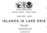 2016 Nautical Map of Lake Erie Island Put-In-Bay