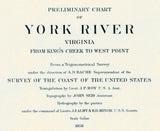 1858 Map of the York River Virginia