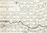 1880 Farm Line Map of Hardeman County Texas