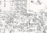 1880 Farm Line Map of Clay County Texas