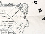 1880 Farm Line Map of Clay County Texas