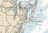 2016 Nautical Map of Fenwick Island to Ocean City Inlet