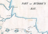 1785 Map of The Great Lakes and Hudson Bay