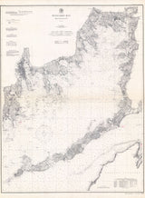 1899 Nautical Map of Buzzards Bay Massachusetts
