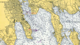 1950 Nautical Map of Buzzards Bay Massachusetts