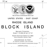 2013 Nautical Map of Block Island Rhode Island