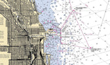 2006 Nautical Map of Chicago Lake Front Lake Michigan