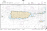 2013 Nautical Map of Puerto Rico and Virgin Islands