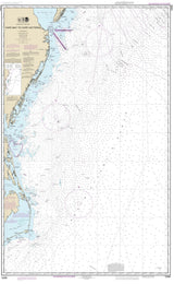 2014 Nautical Map of Cape May to Cape Hatteras