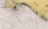 1941 Nautical Map of San Diego to Santa Rosa Island California