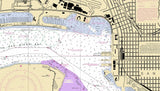 2012 Nautical Map of San Diego Bay California