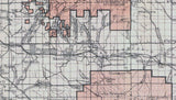 1925 Map of San Bernadino National Forest California