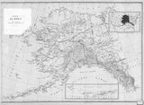 1918 Map of Alaska