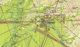 1942 Map of Fairbanks Region Alaska